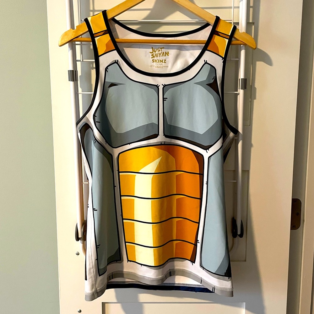 Men’s JustSaiyan Vegeta tank top and joggers sportswear set